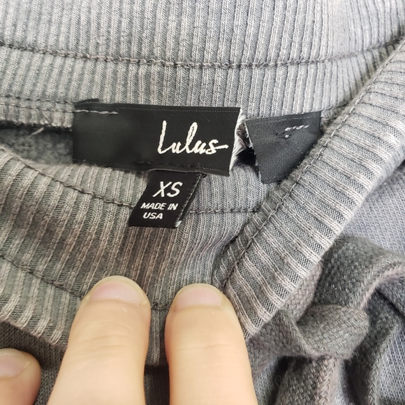 Lulus Boat House Grey Drawstring Joggers xs - Picture 4 of 7